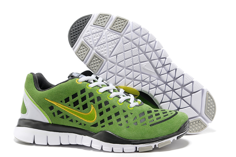 Hot Nike Free Tr Fit Men Shoes Black/White/Olivedrab